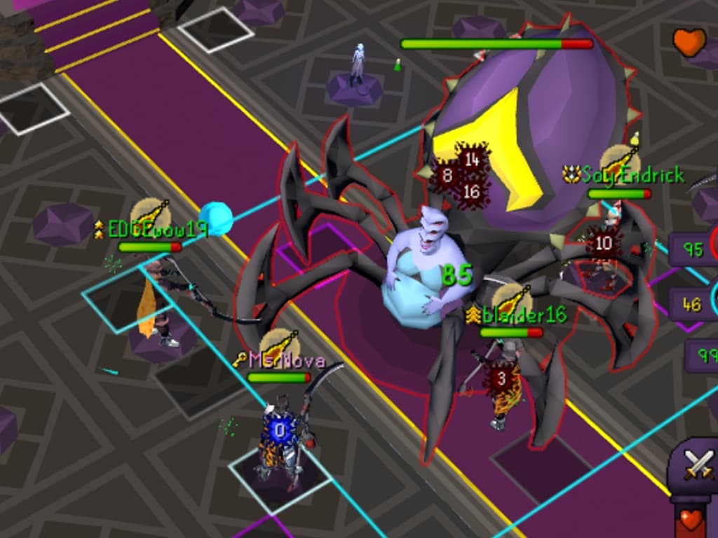 Combatiendo a Verzik Vitur en ToB